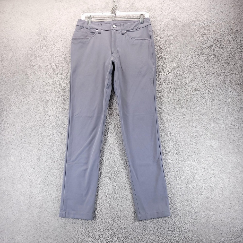 Lululemon Pants Mens 28x30 Gray ABC Slim Chino Stretch Office Business Career